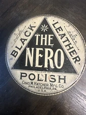 Vintage -Tin Can The Nero Polish with Polish (See Details in Listing)
