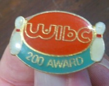 W.I.B.C. 200 CLUB AWARD WOMEN'S HIGH GAME SCORE SOUVENIR OFFICIAL PIN