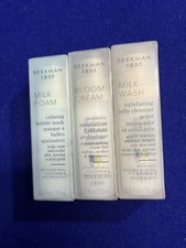 BEEKMAN 1802 SET: Milk Drops Serum, Milk Foam, Milk Wash, Bloom Cream-15 mL Each