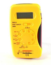 Schneider Rapitest Mini Multimeter Current Voltage Ohms Diode Test Pouch DM10
