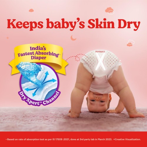 Huggies Complete Comfort Wonder Pants | Pant Style Baby Diapers L pack of 12 - Picture 7 of 7