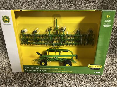 2022 ERTL 1:64 JOHN DEERE AIR SEEDER SET 1870 Air-Hoe Drill