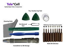 Multi Piece Bit Mobile Repair Electronics Pro Tools Kit for iPhone Galaxy iPad 