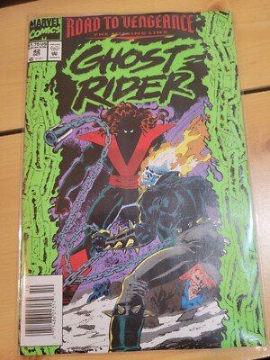 1993 MARVEL OCT #42 ROAD TO VENGEANCE THE MISSING LINK GHOST RIDER NM