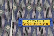 415 ) COCKTAIL COLLECTION MEN'S TIE 100% SILK MADE IN USA