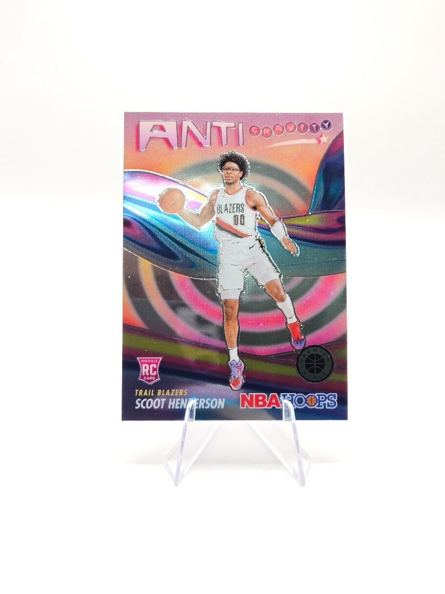 Scoot Henderson 2023-24 NBA Hoops Premium Stock Anti Gravity RC #9 Trail Blazers
