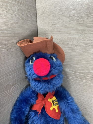Knickerbocker Sesame Street Marshall Grover Plush Vintage 19” - Picture 2 of 11