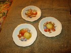 3 VINTAGE SCHUMANN FRUIT/DESSERT PLATES - 7 1/4” - BAVARIA, ARZBERG, GERMANY — photo 1