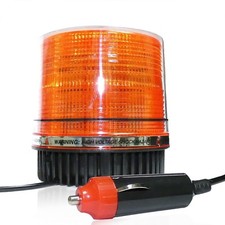12v Arancio Luce di Recupero Sicurezza Led Lampeggiante Rotazione Lampada 26 Led
