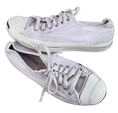Vintage Converse Jack Purcell USA Shoes 90s Size 4.5/5 Tennis 
