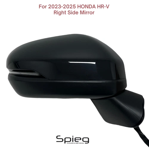 Passenger Side Mirror for 2023-2025 HONDA HR-V Left Side BSM Heated Signal BLACK
