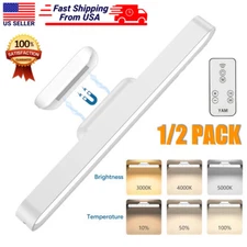 2pcs Magnetic LED Light Strip USB Rechargeable 3 Modes Dimmable Suitable Bedroom