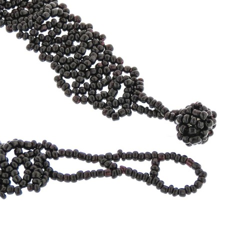 Choose color, Bohemian Glass Seed Beads Fringe Bib Choker Chandelier Necklace - Picture 24 of 24