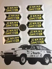 BILL"GRUMPY"JENKINS MINI COMPETITION 5 PAIR STICKER SET