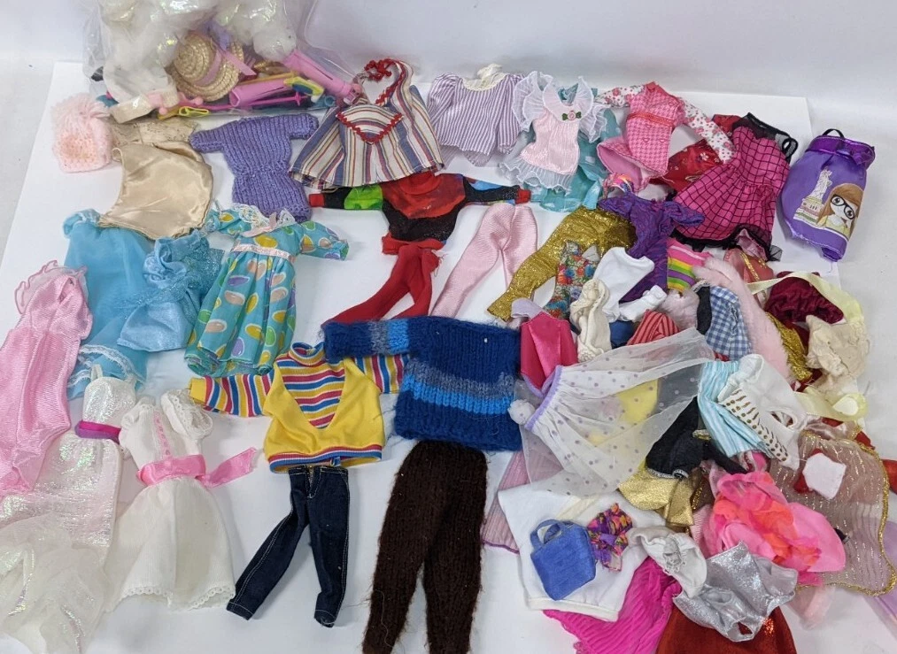 Barbie doll clothes lot hot sale