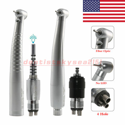 Dental Fiber Optic LED Turbine / Fast Speed Handpiece  4Hole Coupling YBNK4 YCE