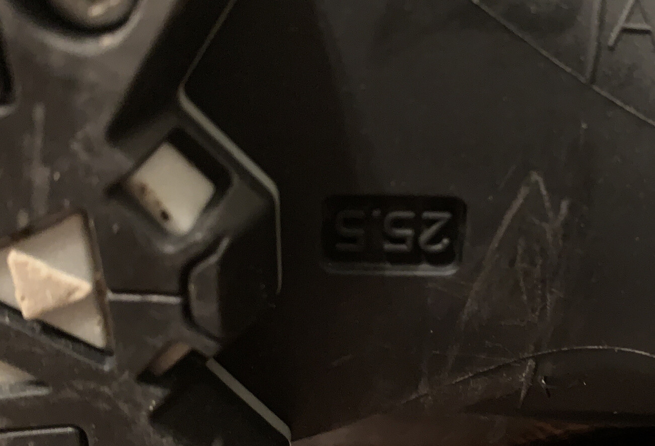 SALOMON Scarponi da sci Fischer Soma Vacuum Hybrid 9 Plus taglia 25 5