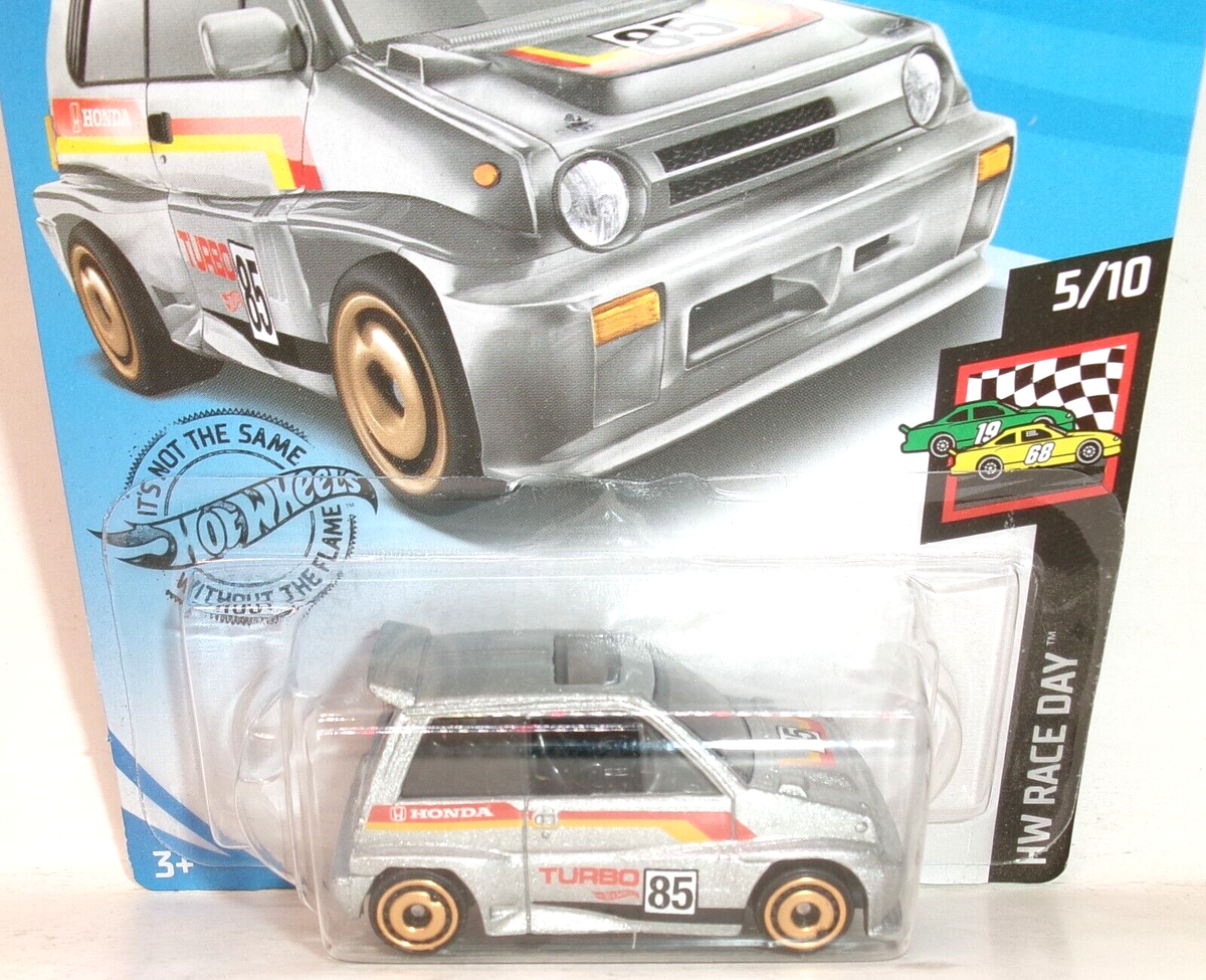 2020 HOT WHEELS HW RACE DAY 5/10 SILVER '85 HONDA CITY TURBO II