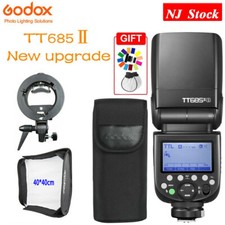 US Godox TT685II-F 2.4G TTL Speedlight Flash For Fuji 60 60cm S Bracket Softbox