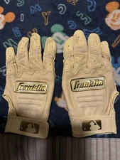 Franklin Batting Gloves Size Medium Vanilla Color