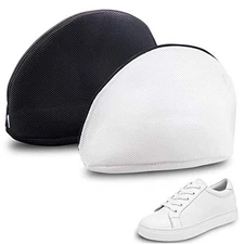  2PCS Shoe Wash Bags Multi-use Laundry Mesh Bags for Sneaker, Flat Shoes, etc 