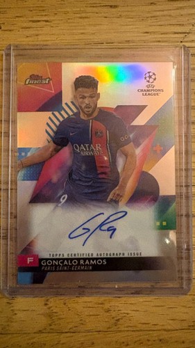 2023-24 Topps Finest UEFA Club Competitions - Autographs Goncalo Ramos