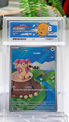 Ace 8 Pokémon TCG 2025 Black Bolt Audino Illustration Rare #151