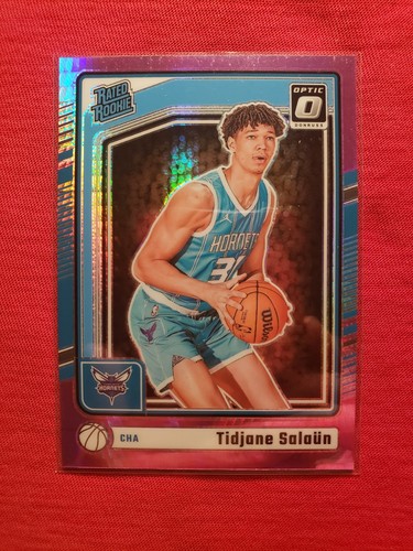 2024-25 Optic Rated Rookie PINK HYPER PRIZM Tidjane Salaun RC #286