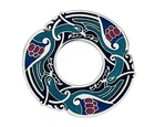 Sterling Silver 3 Birds Large Brooch