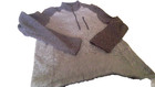 Woolrich Men's L Gray/Blk Sweater 1/2 Zip Mock Neck Fleece Outdoor Jacket EUC — photo 1