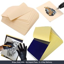 20PCS Tattoo Practice Skin with Transfer Paper Kit - Includes 5PCS Tattoo Practi