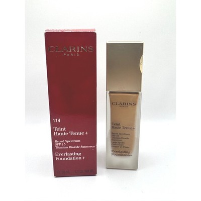 CLARINS 114 Cappuccino Teint Haute Tenue Everlasting Foundation+ NEW