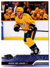 2023-24 Upper Deck Series 2 Young Guns MARC DEL GAIZO 498 Nashville UD RC Rookie