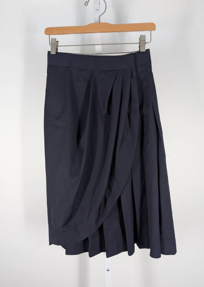 Saia plissada Calvin Klein Collection 205w39nyc Raf Simons protótipo amostra envoltório - Imagem 3 de 4