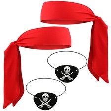 Scotamalone Halloweens Pirate-Accessories Pirate-Party Favors Supplies for Me...