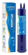 PUREPLUS RFC6600A Refrigerator Water Filter Replacement, 99% Chlorine Reduction
