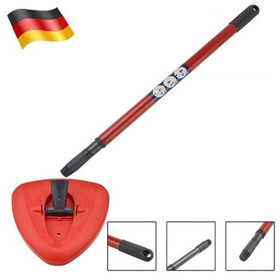 1*Ausziehbarer Spin Mop Stiel + 1*Dreieck Basis Kompatibel mit O-Cedar & Vileda