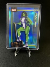 2026 Topps Chrome Marvel - She-Hulk #151 Blue Refractor /150✨✨✨