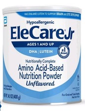 EleCare Jr Unflavored Junior 6 Cans FREE SHIPPING