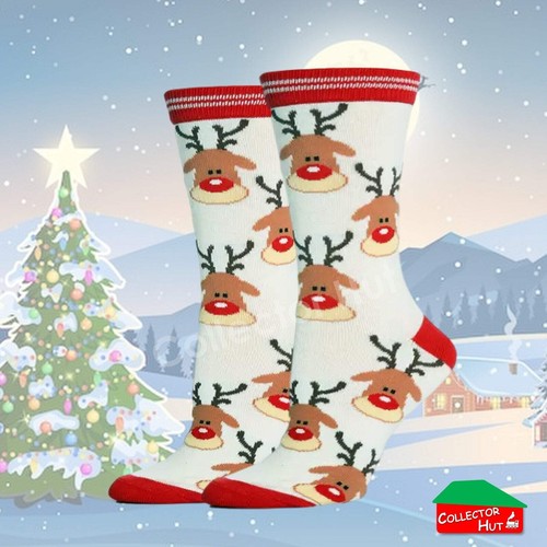 CHRISTMAS SOCKS Cotton Blend Anti-Odor Unisex Crew Socks CUSTOM Gift Set - Picture 21 of 28