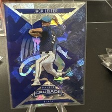 2025 Panini Crusade Insert Jack Leiter Blue Cracked Ice And Base Card Deal!