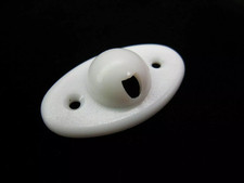5 X White Knot Holder/fixing plate for Roller/Roman Blind pulls,