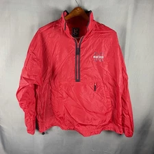 USMC Marines Vintage Gear for Sports XL Full Zip Windbreaker Logo Jacket Red