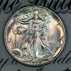 * 1939-P * SOLID+ GEM BU MS WALKING LIBERTY HALF-DOLLAR * FROM COLLECTION