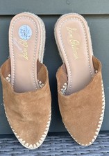 Sam Edelman Austin Cognac Carmel Espadrille Slides Wm US 7.5