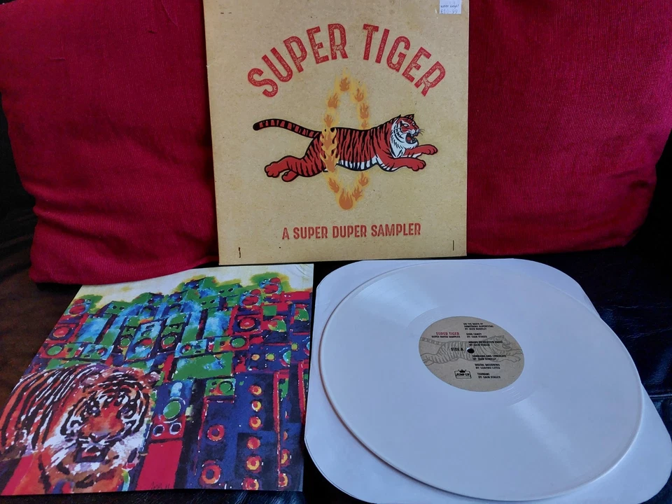 Various – Super Tiger - A Super Duper Sampler Vinyl LP Album Lim Ed White 2023 - Image 3 of 4