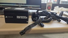 Corsair RM1000e 1000W ATX Modular Power Supply, Black, 20 4/6 2/SATA