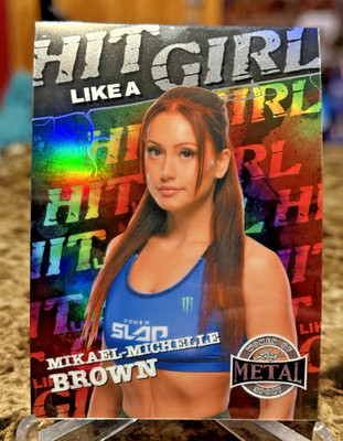 2025 Leaf Women Of Sport Mikael-Michelle Brown /4 Hit Like A Girl Tie
