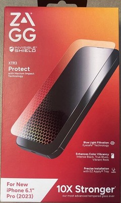 ZAGG InvisibleShield Glass XTR3 iPhone 15 Pro Screen Protector -  10X Stronger