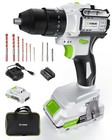 Cordless Drill, Power Brushless Drill Set 45 Pieces, 531lbf.in Professional 3.